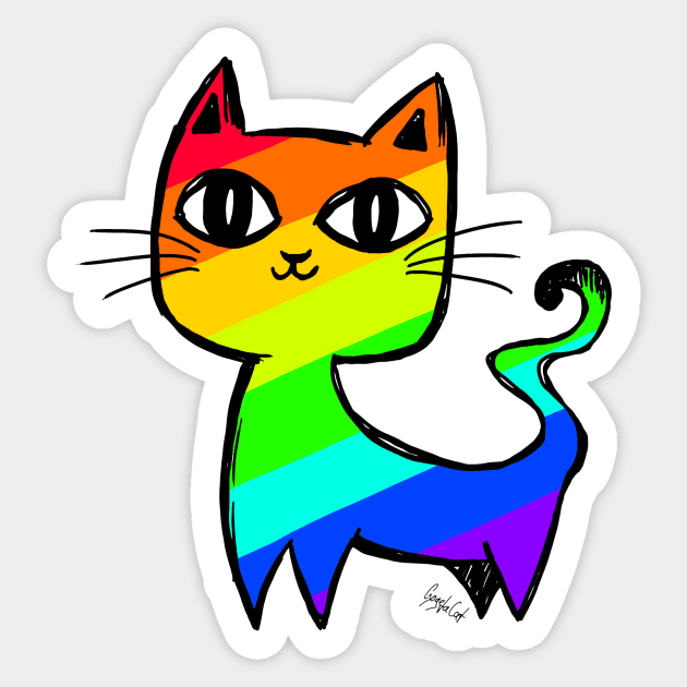 RainbowCat Sticker by GogetaCat